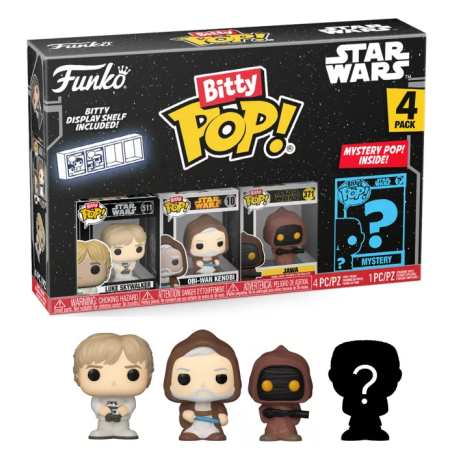 STAR WARS - Bitty Pop 4 Pack 2.5cm - Luke 