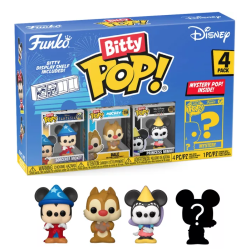 DISNEY - Bitty Pop 4 Pack 2.5cm - Mickey Sorcier 2