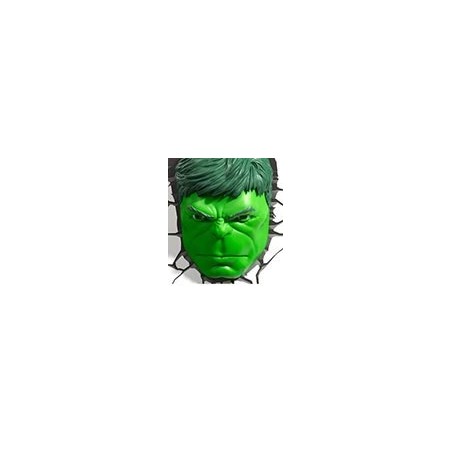 Marvel lampe 3D LED Hulk Face 3D 