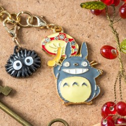 MON VOISIN TOTORO - Totoro gris & Champignon - Chainette charms  2