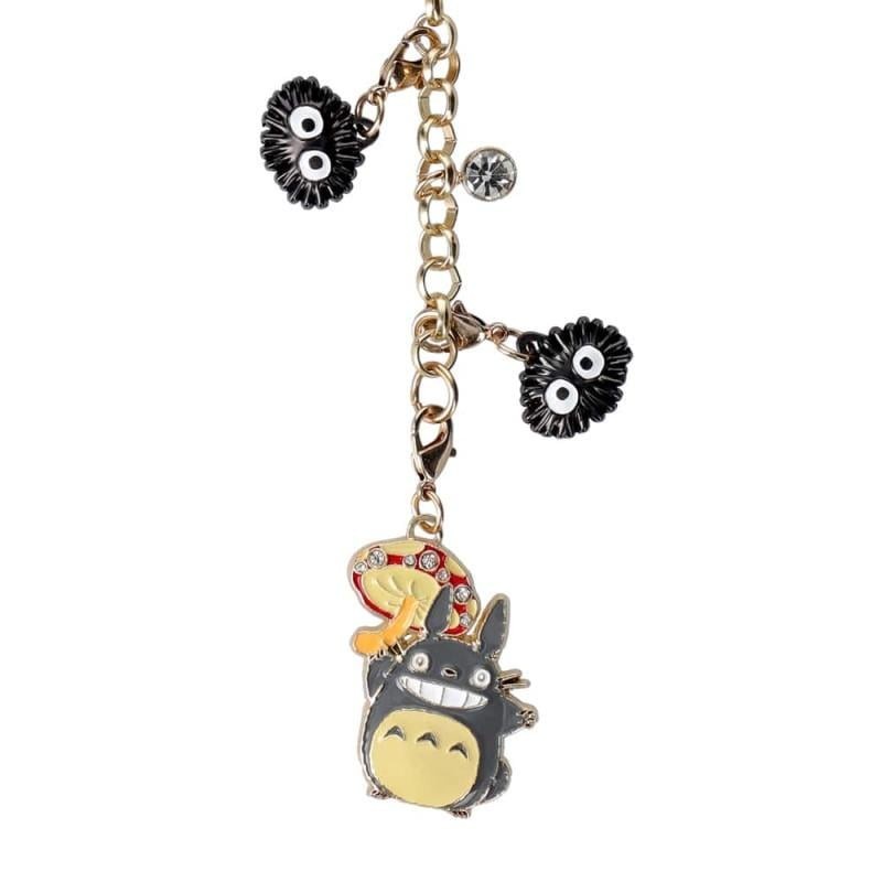 MON VOISIN TOTORO - Totoro gris & Champignon - Chainette charms 
