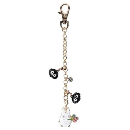 MON VOISIN TOTORO - Totoro blanc & Fruits - Chainette charms 