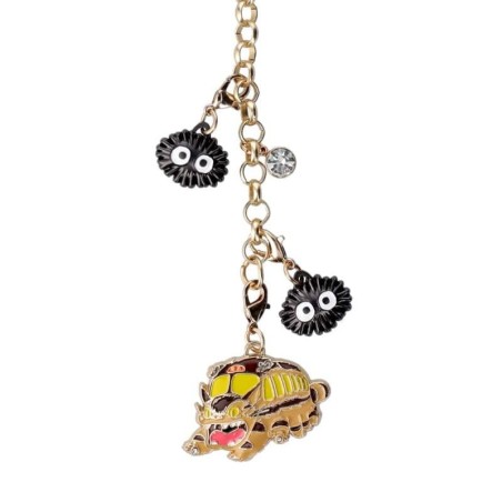 MON VOISIN TOTORO - Chatbus & Noiraude - Chainette charms 