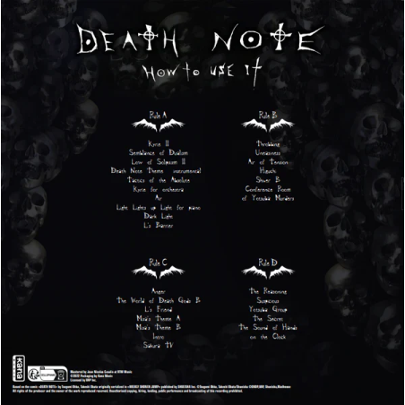 DEATH NOTE - Vinyle Original Soundtrack Vol 2 