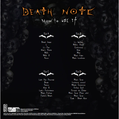 DEATH NOTE - Vinyle Original Soundtrack Vol 3 