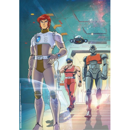 CAPITAINE FLAM - Poster + Puzzle 1000pcs 