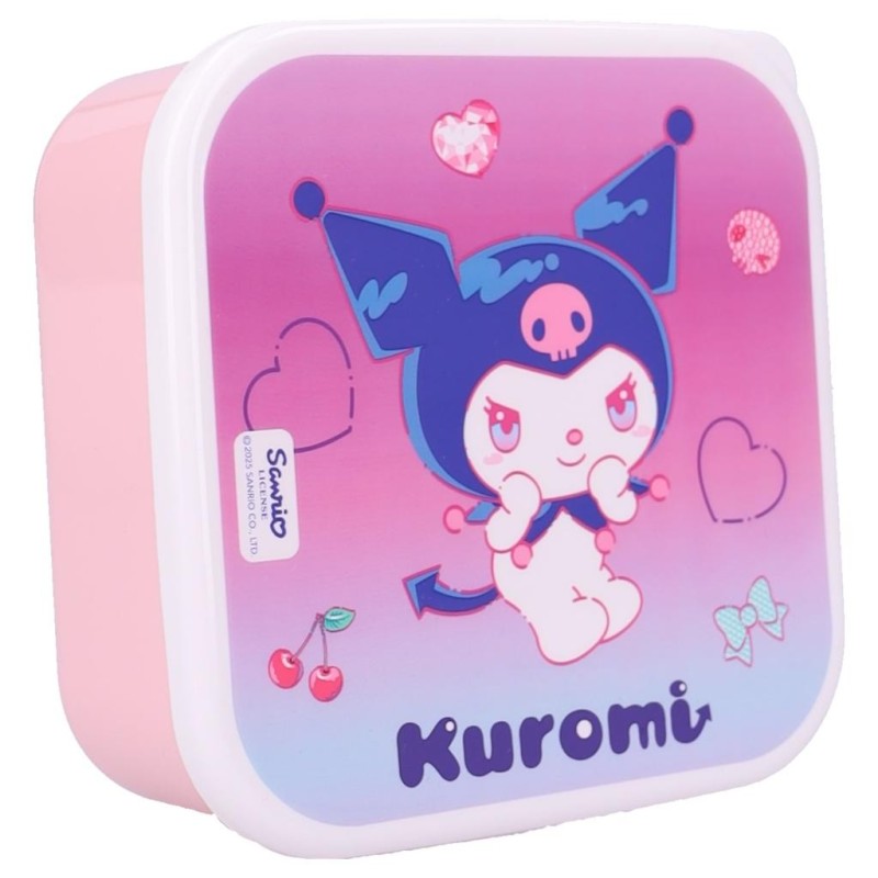 KUROMI - Fresh Bites - Boîtes à Snack 3en1 