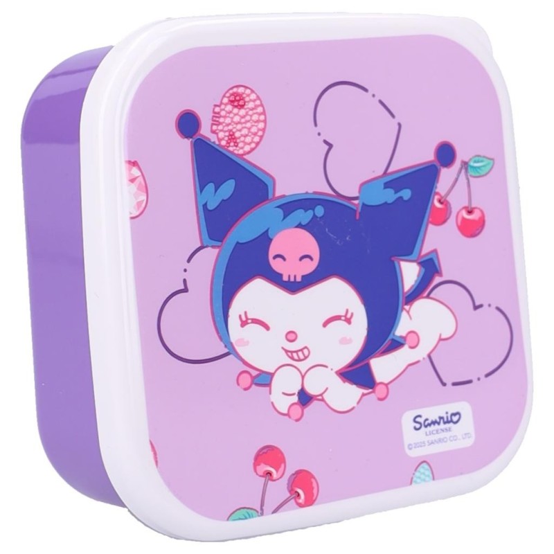 KUROMI - Fresh Bites - Boîtes à Snack 3en1 