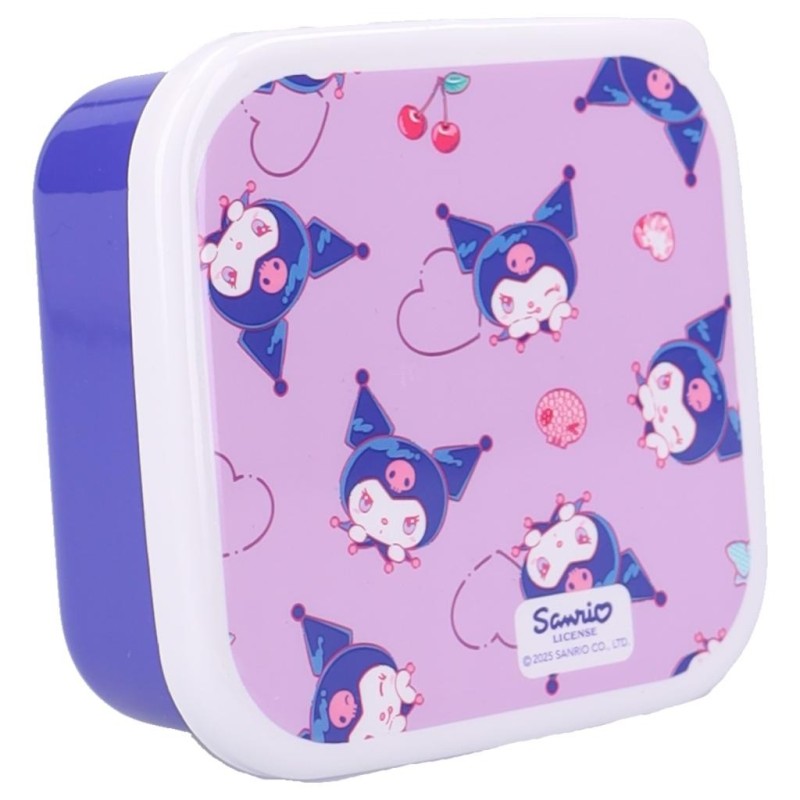 KUROMI - Fresh Bites - Boîtes à Snack 3en1 