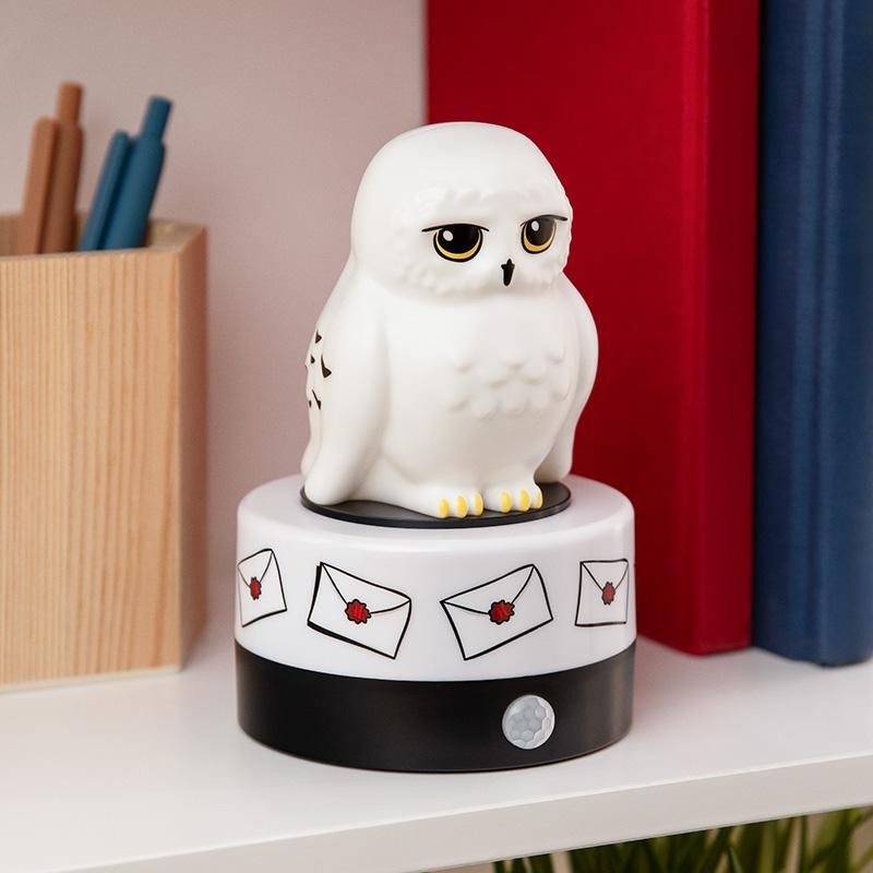 HARRY POTTER - Hedwige - Lampe & Son avec Détecteur de Mouvement 