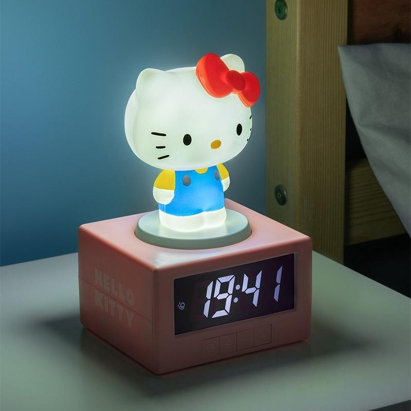 HELLO KITTY - Réveil Lumineux Icon 12cm 