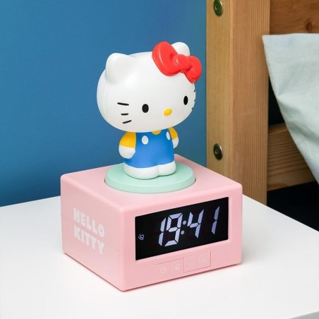 HELLO KITTY - Réveil Lumineux Icon 12cm 