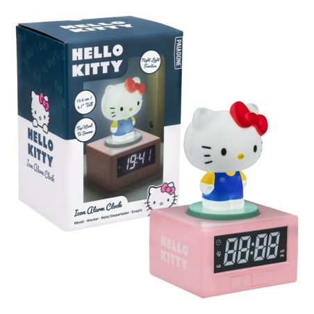 HELLO KITTY - Réveil Lumineux Icon 12cm 