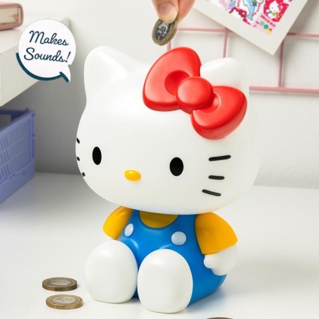 HELLO KITTY - Tirelire 3D avec Son 'Coin Buddies' 