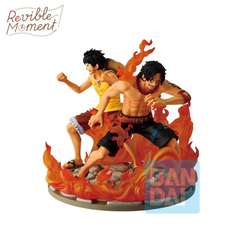 ONE PIECE - Ace & Luffy - Figurine Dramatic Memories 15cm 