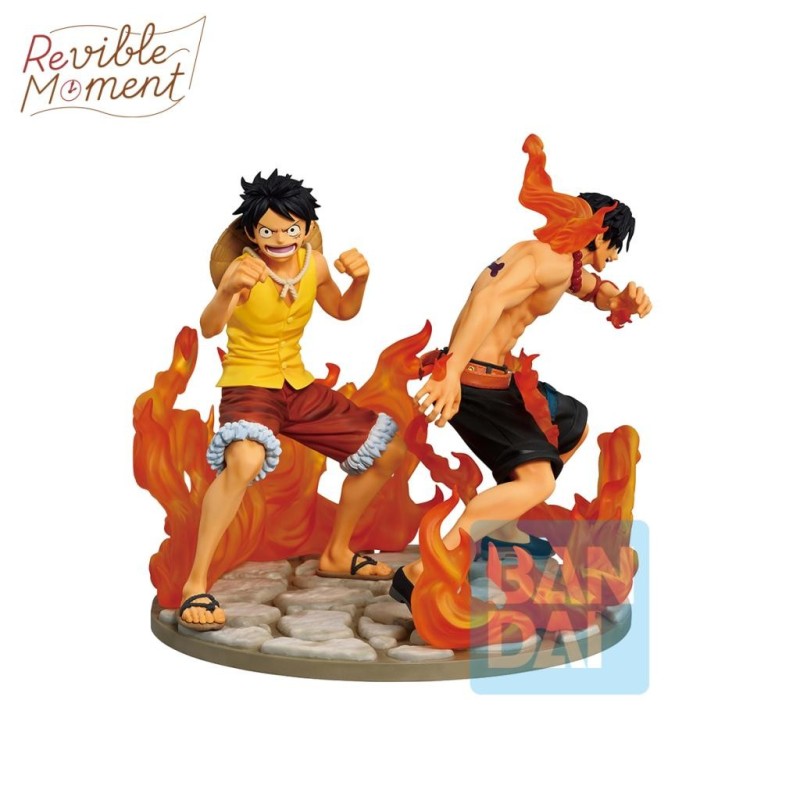 ONE PIECE - Ace & Luffy - Figurine Dramatic Memories 15cm 