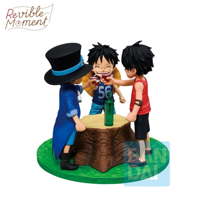 ONE PIECE - Ace & Sabo & Luffy - Figurine Dramatic Memories 10cm 