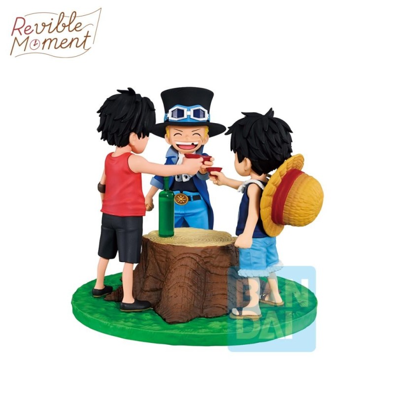 ONE PIECE - Ace & Sabo & Luffy - Figurine Dramatic Memories 10cm 