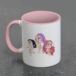 K-POP DEMON HUNTERS - Huntrix Chibi - Mug interieur Coloré 325ml  2