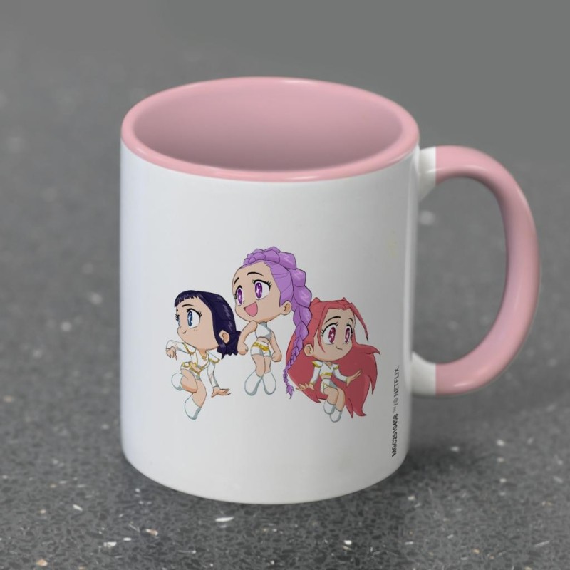 K-POP DEMON HUNTERS - Huntrix Chibi - Mug interieur Coloré 325ml 