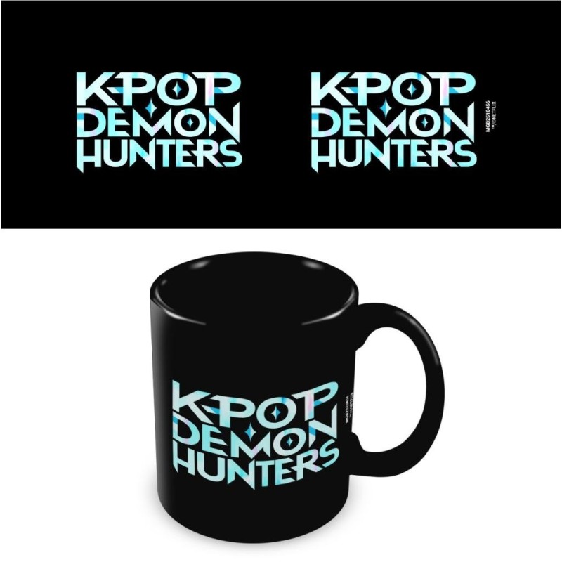 K-POP DEMON HUNTERS - Logo - Black Pod Mug 325ml 