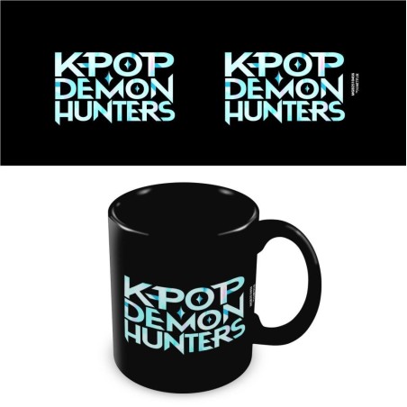K-POP DEMON HUNTERS - Logo - Black Pod Mug 325ml 