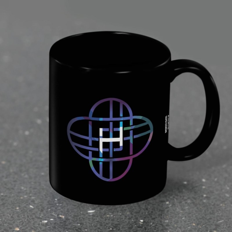 K-POP DEMON HUNTERS - Huntrix Logo - Black Pod Mug 325ml 