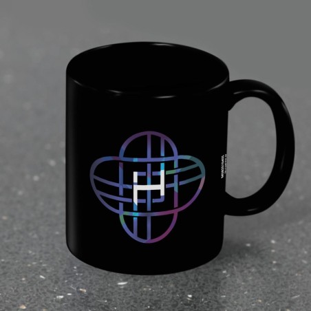 K-POP DEMON HUNTERS - Huntrix Logo - Black Pod Mug 325ml 