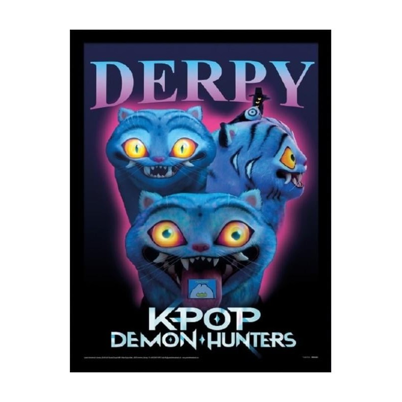 K-POP DEMON HUNTERS - Derpy - Impression Encadrée 45x35cm 