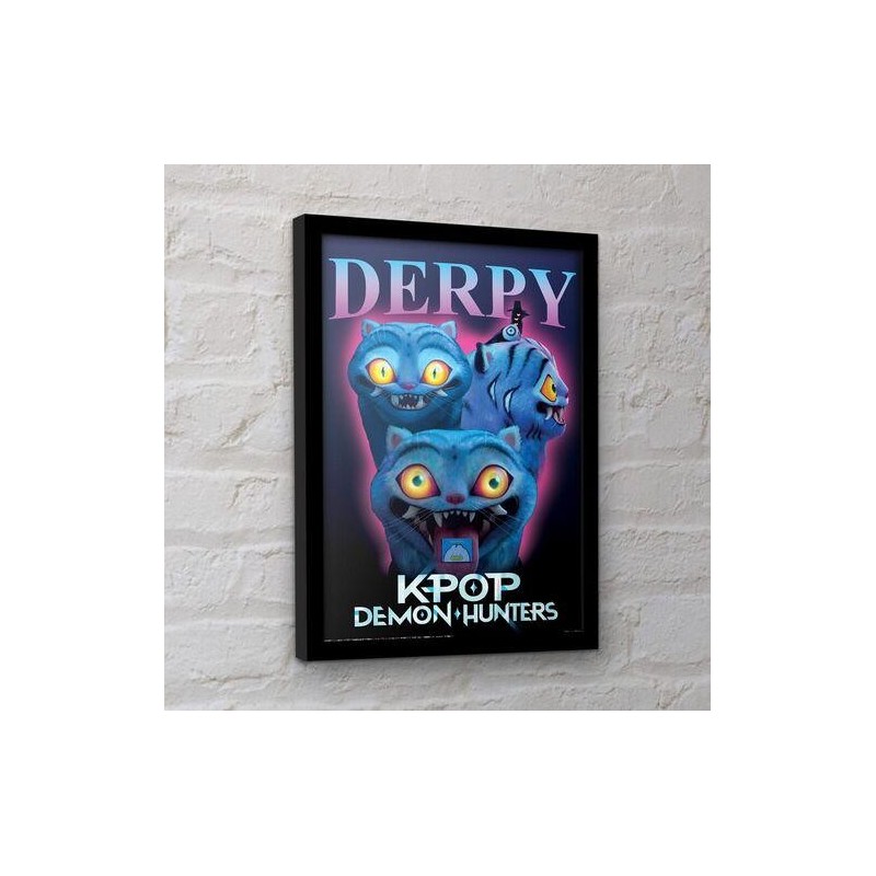 K-POP DEMON HUNTERS - Derpy - Impression Encadrée 45x35cm 