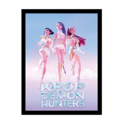 K-POP DEMON HUNTERS - Trio - Impression Encadrée 45x35cm 