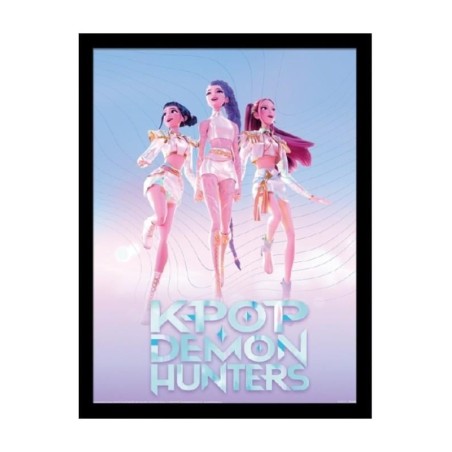 K-POP DEMON HUNTERS - Trio - Impression Encadrée 45x35cm 