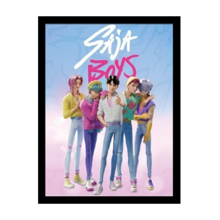 K-POP DEMON HUNTERS - Saja Boys - Impression Encadrée 45x35cm 