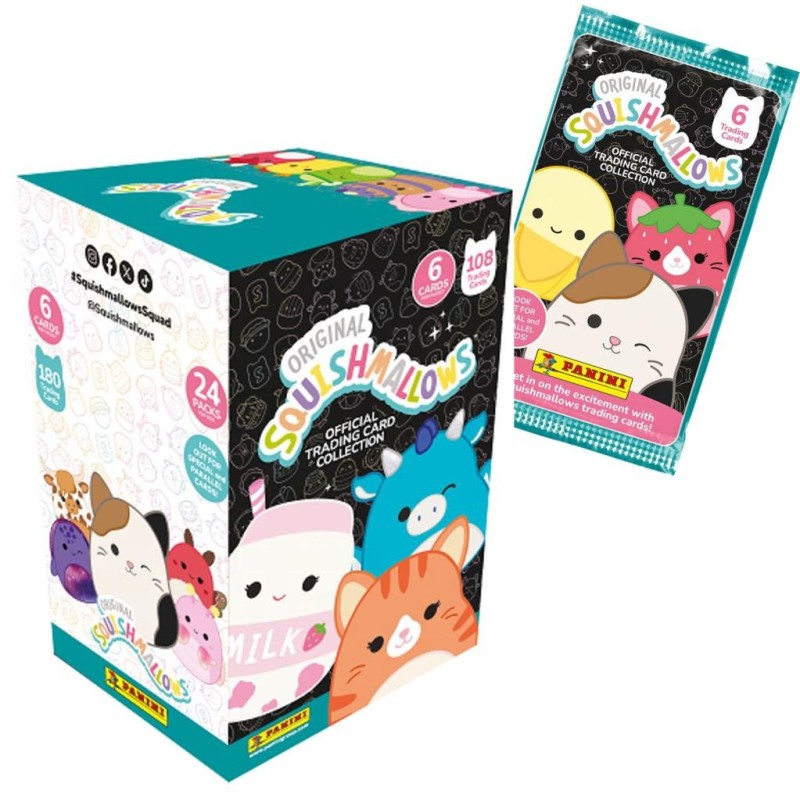SQUISMALLOW - Panini Display 24 Pochette 6 Trading cards 