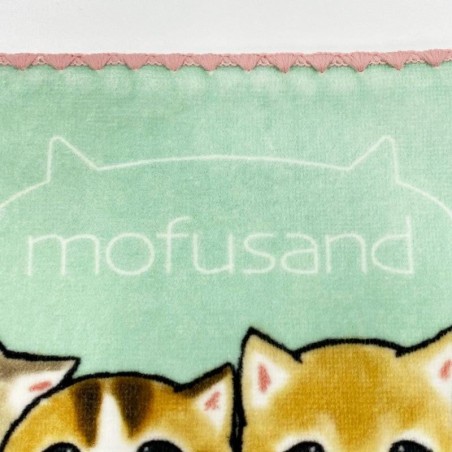 MOFUSAND - Chaton-Nyan Câlin - Mini Serviette 25x25cm 