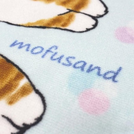 MOFUSAND - Chaton-Nyan Téléphone - Mini Serviette 25x25cm 