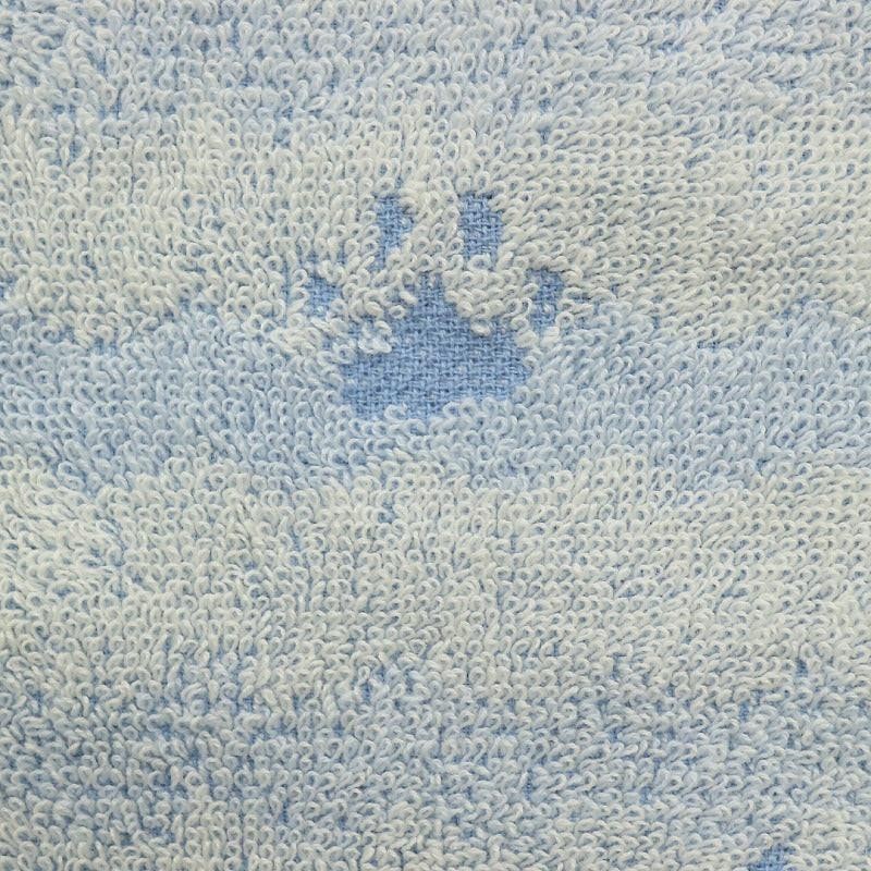 MOFUSAND - Chaton-Nyan Empreinte Bleu - Mini Serviette 25x25cm 