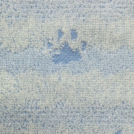 MOFUSAND - Chaton-Nyan Empreinte Bleu - Mini Serviette 25x25cm 
