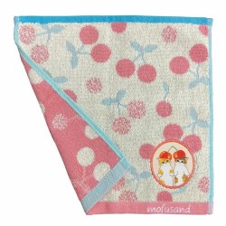 MOFUSAND - Chaton-Nyan Cerise - Mini Serviette 25x25cm  2