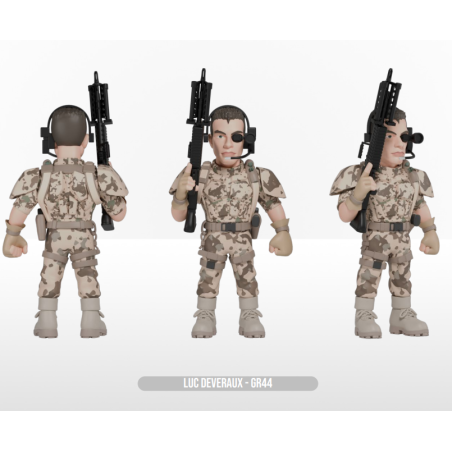 UNIVERSAL SOLDIER - Luc Deveraux - Figurine Minix 12cm 
