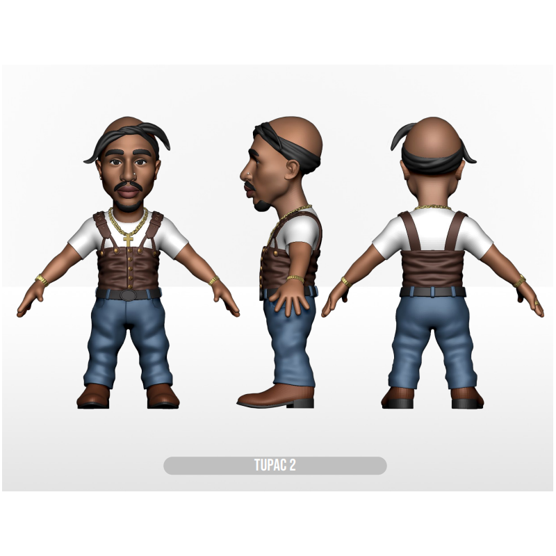 TUPAC - New York Times 1996 - Figurine Minix 12cm 