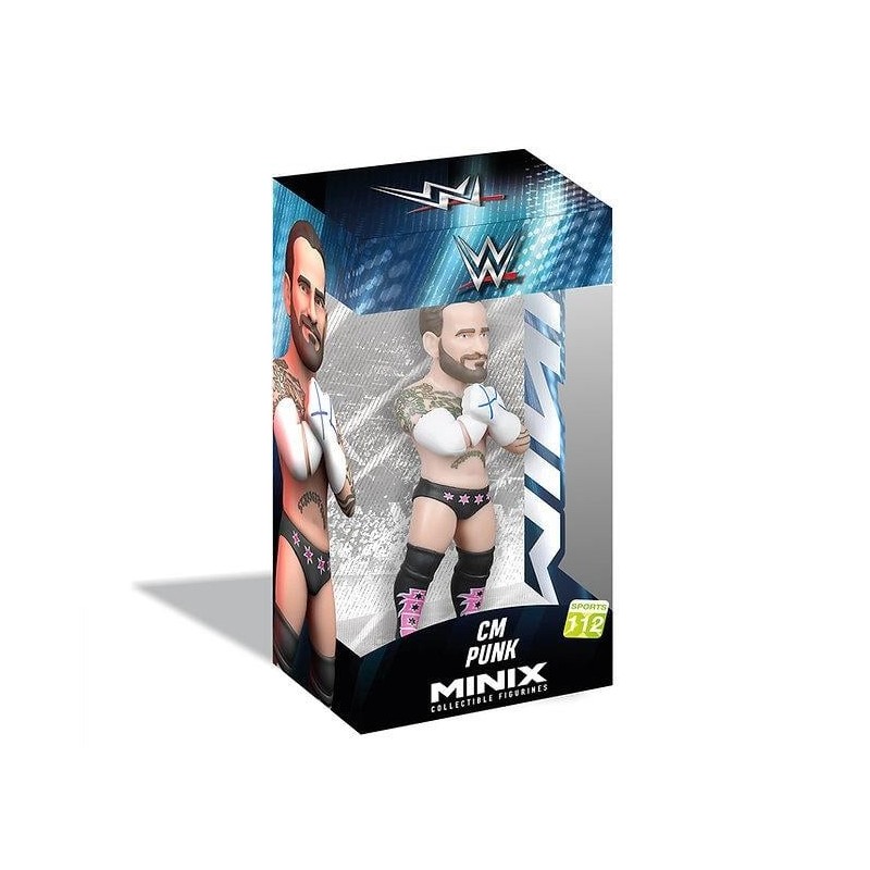 WWE - CM Punk - Figurine Minix 12cm 