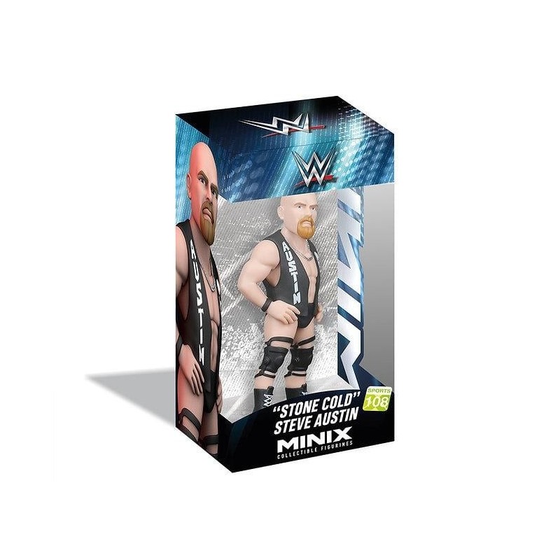 WWE - Stone Cold Steve Austin - Figurine Minix 12cm 