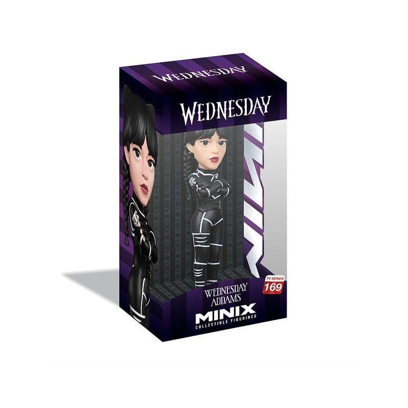 MERCREDI - Mercredy Addams en chat - Figurine Minix 12cm 