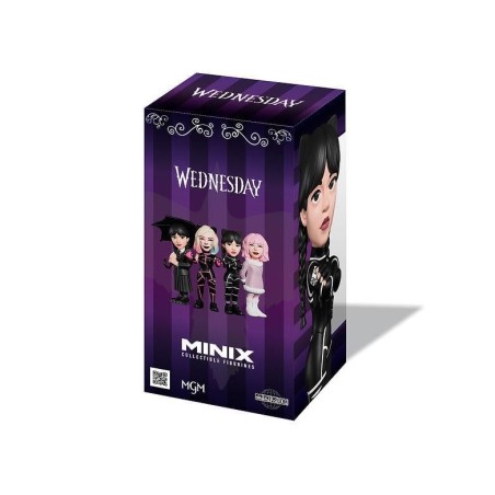MERCREDI - Mercredy Addams en chat - Figurine Minix 12cm 