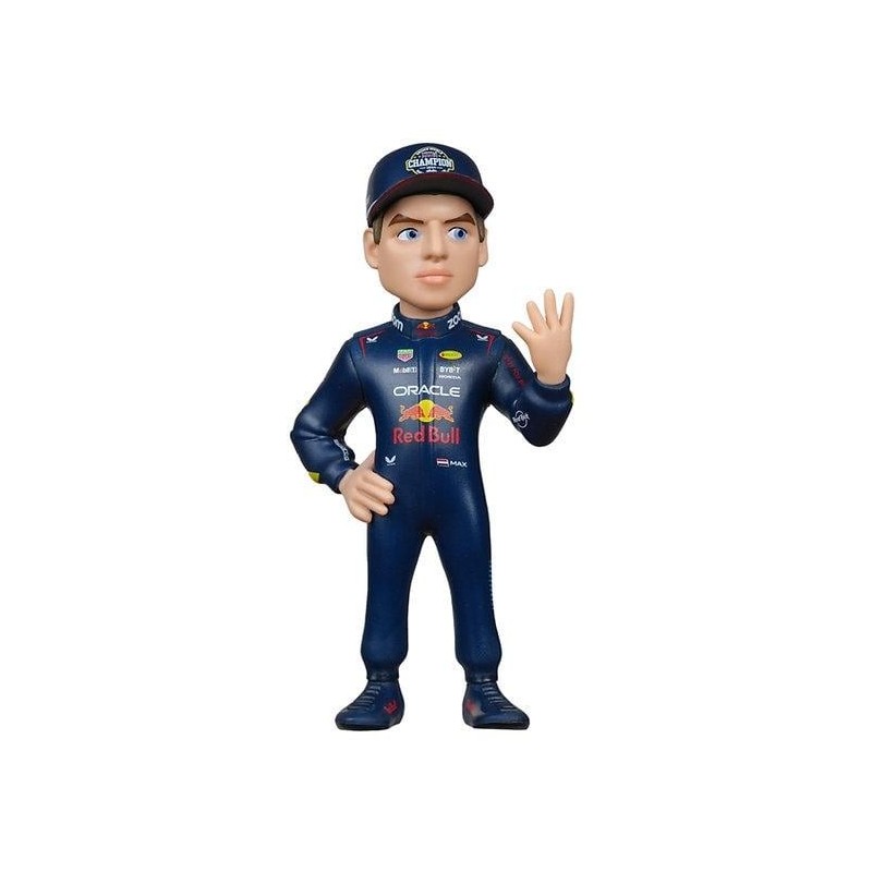 RED BULL - Max Verstappen "4 World Champion" - Figurine Minix 12cm 