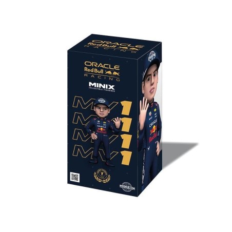 RED BULL - Max Verstappen "4 World Champion" - Figurine Minix 12cm 
