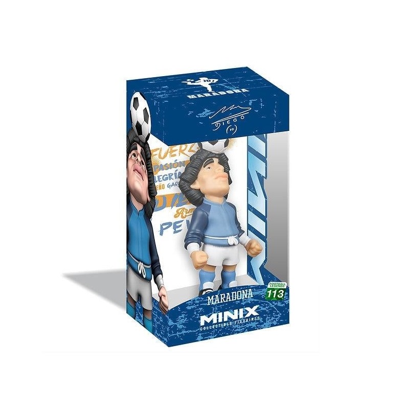 FOOTBALL LEGENDS - Maradona "Life is Life" - Figurine Minix 12cm 