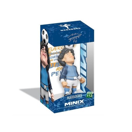 FOOTBALL LEGENDS - Maradona "Life is Life" - Figurine Minix 12cm 