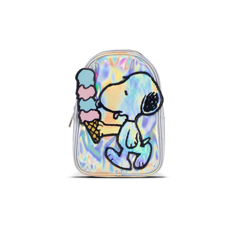 SNOOPY - Mini Sac à Dos 'Shiny' - 23x 16,5x 9,5cm 